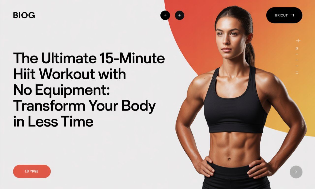 The Ultimate 15-Minute HIIT Workout with No Equipment: Transform Your Body in Less Time