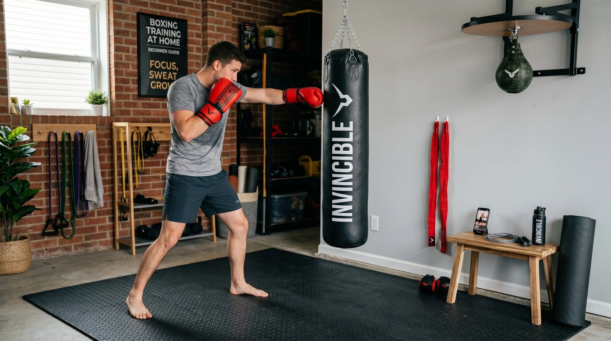 How to Do a Beginner Boxing Workout Without a Punching Bag